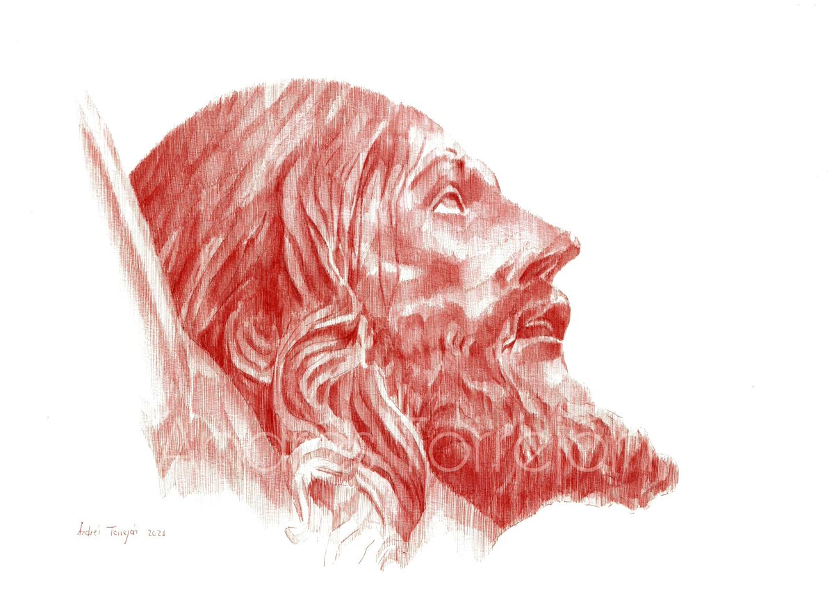 artistatorrejon's tweet photo. Bolígrafo Bic monocromo sobre papel. https://t.co/rhVQBvQYzh