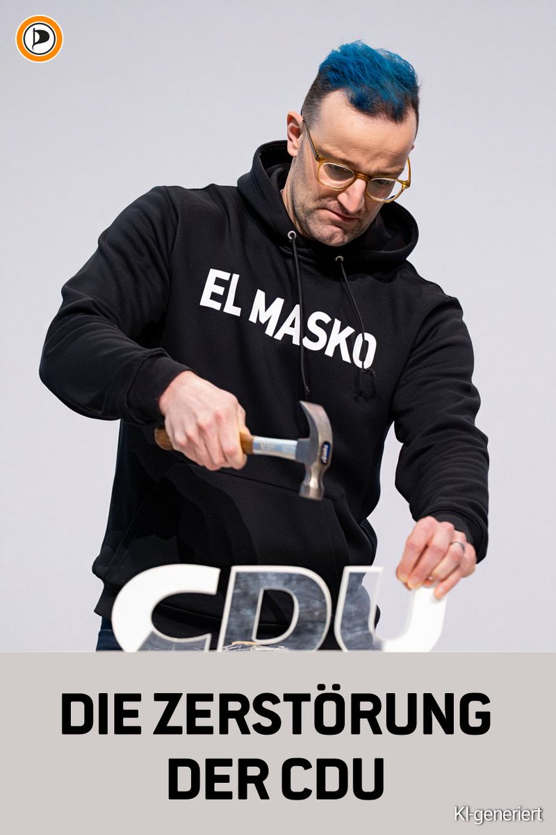 Spahn macht das Video von <a href="/rezomusik/">Rezo</a> "Die Zerstörung der CDU" wahr. Neben der Union, zerstören er, Merz, Klöckner, Ludwig &amp; Co. Im Bundestag die Demokratie gleich mit. #PIRATEN
