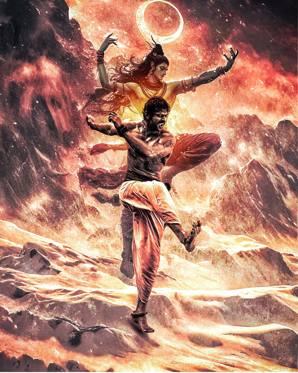 ధగద్ధగద్ధగజ్జ్వలల్లలాట పట్ట పావకే
కిషోర చంద్రశేఖరే రతిః ప్రతిక్షణం మమ…

#BaahubaliFanArt  #BaahubaliTheEpic #Prabhas <a href="/BaahubaliMovie/">Baahubali</a> <a href="/rod/">rod</a>