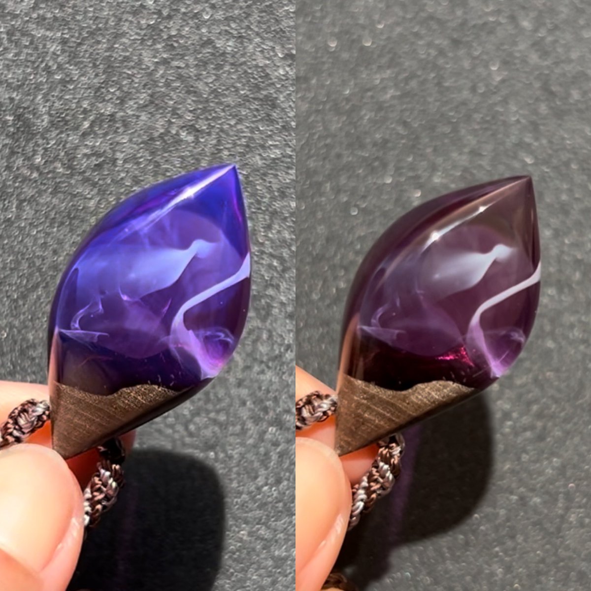 ai_2181's tweet image. ウッドレジン✦ฺ︎
神秘の神代木 ×美パープル
Ai's trick✴︎
太陽で色が変わる