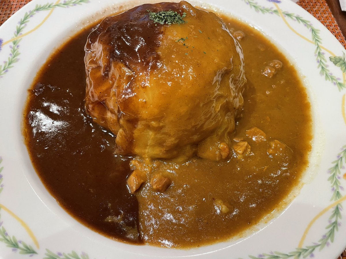 BooBoo461102's tweet photo. 本日のお昼ご飯は、阿倍野のグリルマルヨシの、ロールキャベツ🎶
ソフトボールぐらいの大きさがあって食べ応え抜群‼️
ソースもデミグラスソースとカレーソースがダブルがけで、味変が出来て大満足でした(*^^*)

 #グリルまるよし https://t.co/O7eTyGoKXm