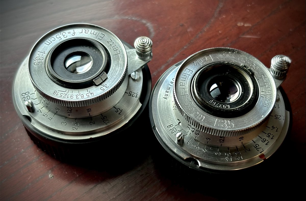 nokton3514's tweet photo. エルマー35展の展示でシャープ過ぎる描写から「これズミクロンで撮ってない？」と評判だったメンバー某氏のあのレンズを預かりました。レンズ綺麗無傷���メンバーでアップグレードしたい方、来年から参加したい方に販売します。今年の会場での来年度のメンバー募集は3名を予定しています。乞うご連絡😎 https://t.co/7NHKU0UpNL