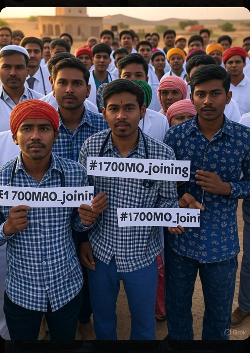 RahulBa36980063's tweet photo. MO Recruitment 2024: ना मेरिट लिस्ट आई, ना जॉइनिंग डेट।
Doctors तैयार हैं, लेकिन सिस्टम सो रहा है।
हमसे हमारे सुनहरे साल मत छीनिए 🙏
We are ready to serve Rajasthan, don’t break our spirit.
#1700MO_जोइनिंग https://t.co/OrImEVHIj5