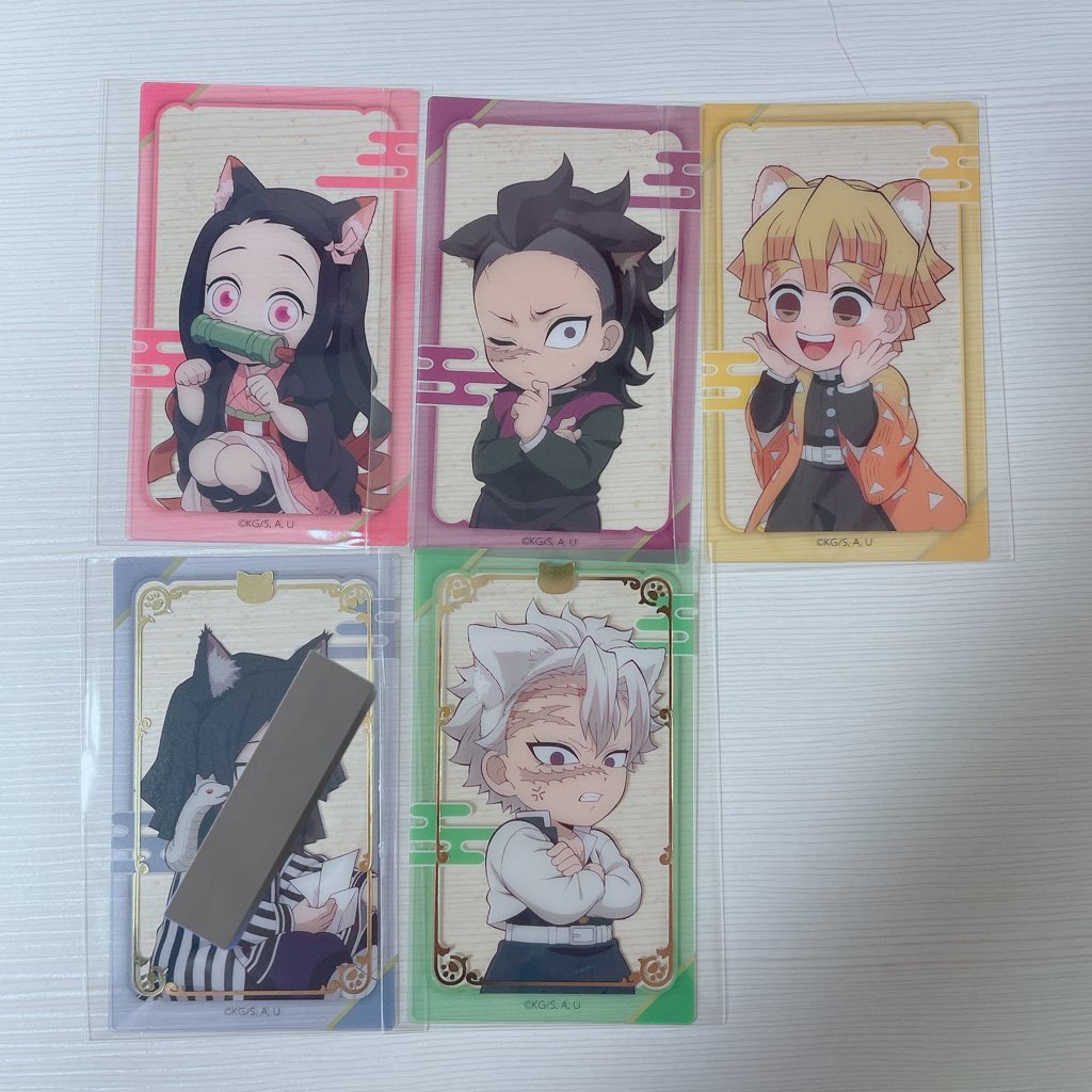 【交換】
鬼滅の刃 ナンジャタウン クリアカード

譲▶︎禰豆子、玄弥、善逸、実弥（レア）
求▶︎蜜璃、宇髄

☑︎レア⇆レア（若干宇髄優先）
☑︎ただいまナンジャタウンにおります
お心当たりございましたらお声掛けください◎