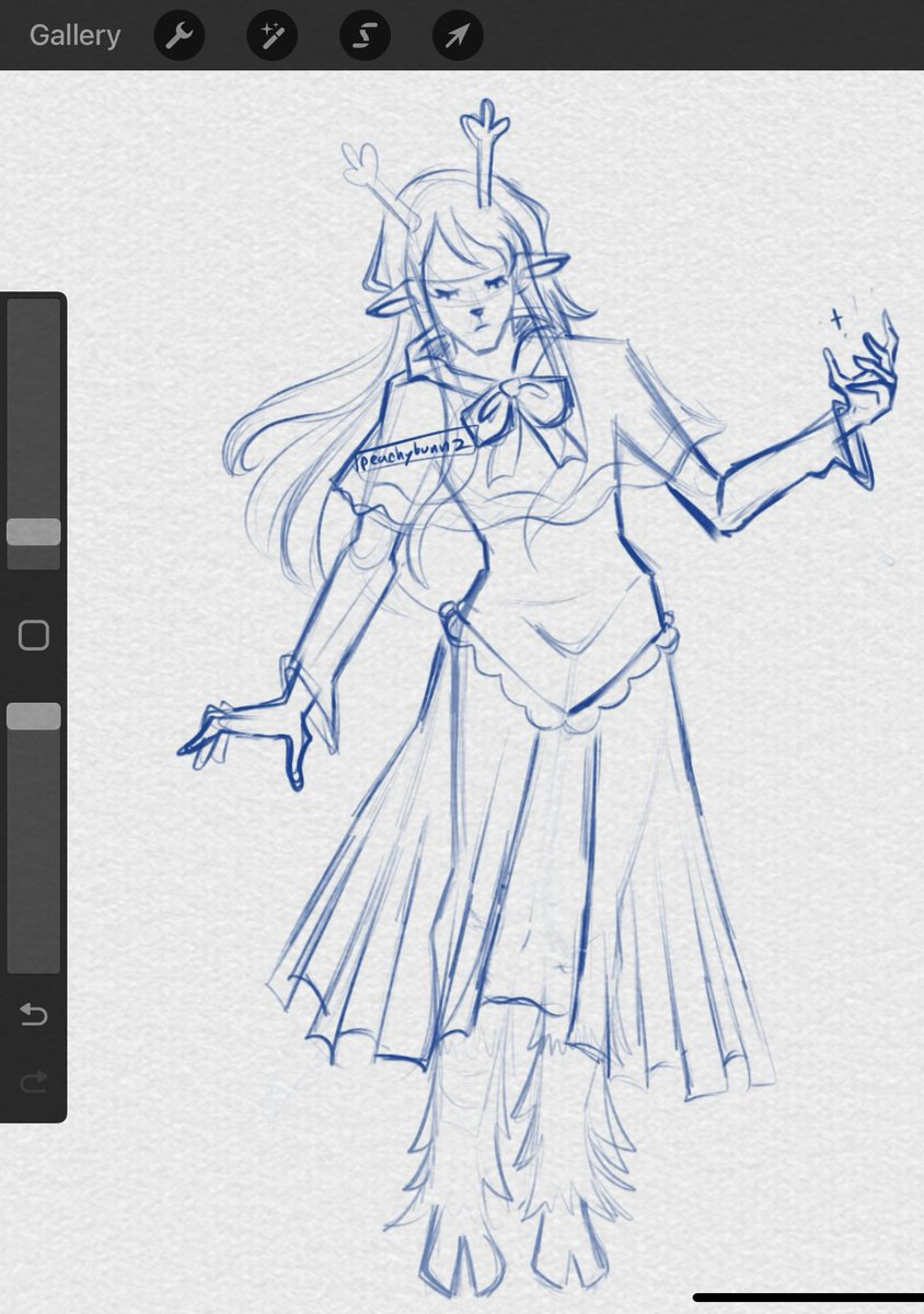 peachybunnz_'s tweet image. #Noelle wip