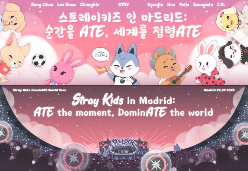 Estamos intentando ponernos en contacto con SKZMadrid para ayudar a repartir los 120Mil banners reales que se mandaron a impresión 🥹