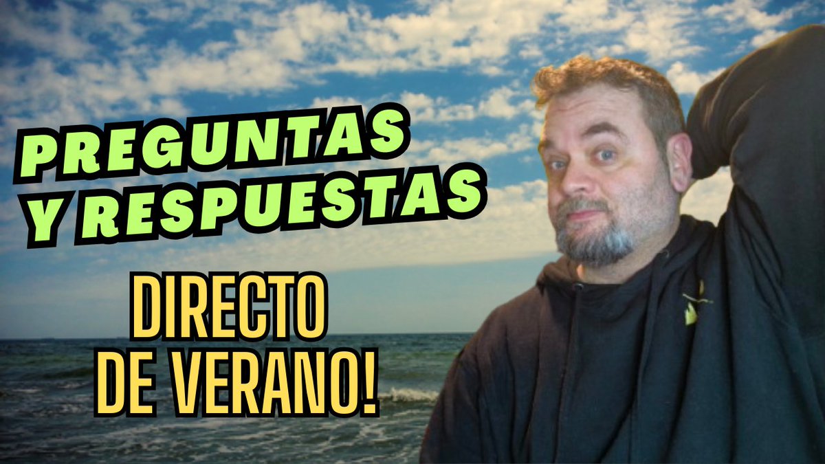 Esta tarde a las 19.00h nos marcamos un directito veraniego para hablar de nuestras frikeces y responder a todas vuestras preguntas, os espero!
youtube.com/live/fbXui1w8r…