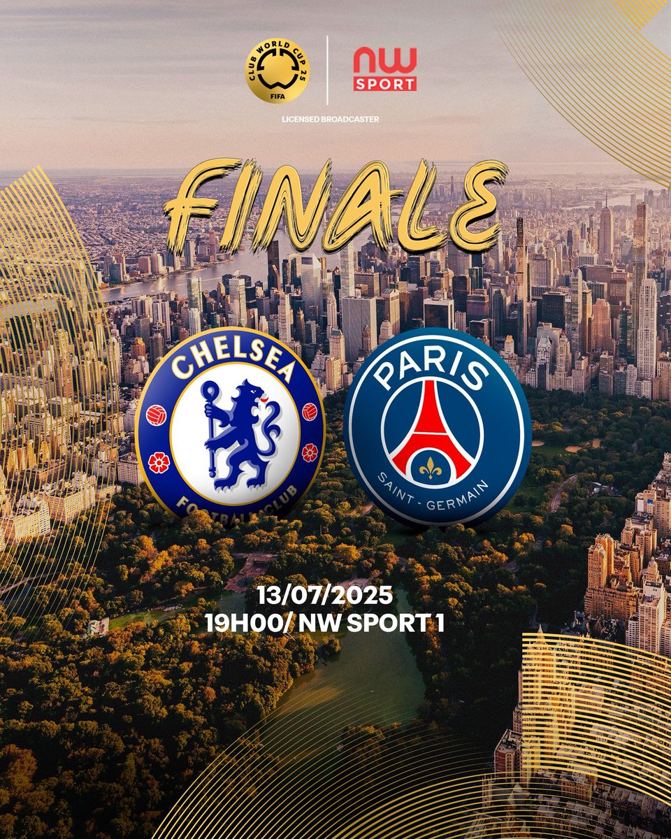 🔥Jour de finale : Chelsea vs PSG
🕰️19H GMT 
📺New World Sport 1

Vos pronostics ?

#newworldsport #soccer #sports #fifa #fifacwc