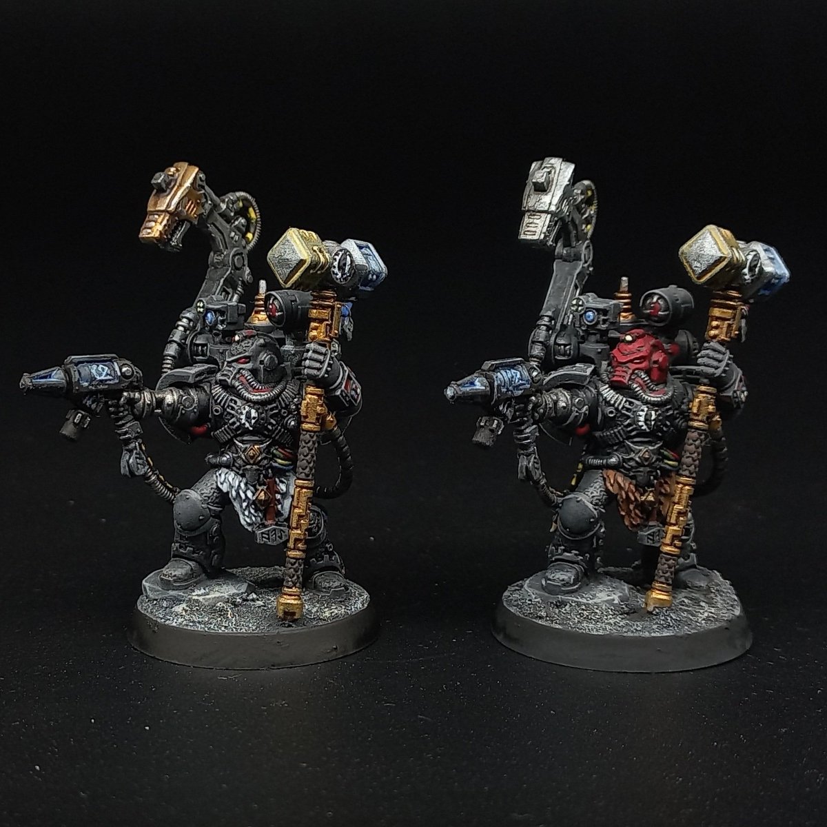 wujczak's tweet photo. Iron Priests, Space Wolves chapter

 #warhammer #warhammercommunity #warcomteam #warhammer40k #paintingwarhammer #miniaturepainting #spacewolves #spacemarines #warhammer40000 #spacemarines40k #spacemarine https://t.co/I5g5yEhbKR