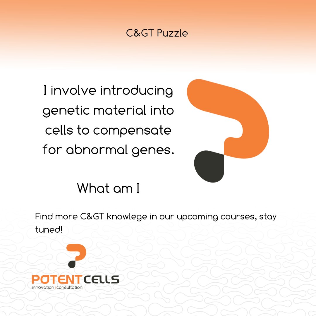 potentCELLS's tweet photo. Know the answer?
Add your answer to the comments down below, we will post ours, we promise

Find more #cellandgenetherapy knowledge in our upcoming courses, stay tuned!
#what_am_i
#potentcells https://t.co/YxtenW7YL9