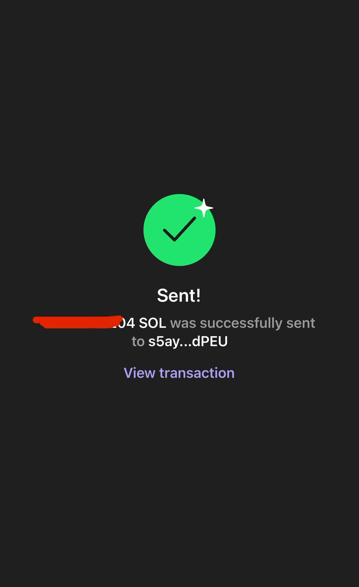 Congrats, dude! You won, and I just sent you some SOL. Who’s next?