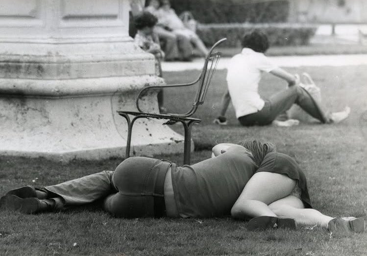 Anonyme.
Jardin des Tuileries vers 1960