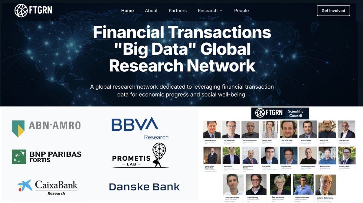 alvaroortiz1968's tweet image. Last Week a Group of International Banks (more to join!!) & Top Worldwide Scientific Committee of Academics + Chief Economist of Global Financial Intitutions (IFIS) joined forces to launch the Financial Transactions "#BigData" Global Research Network #FTGRN. Data from People for…
