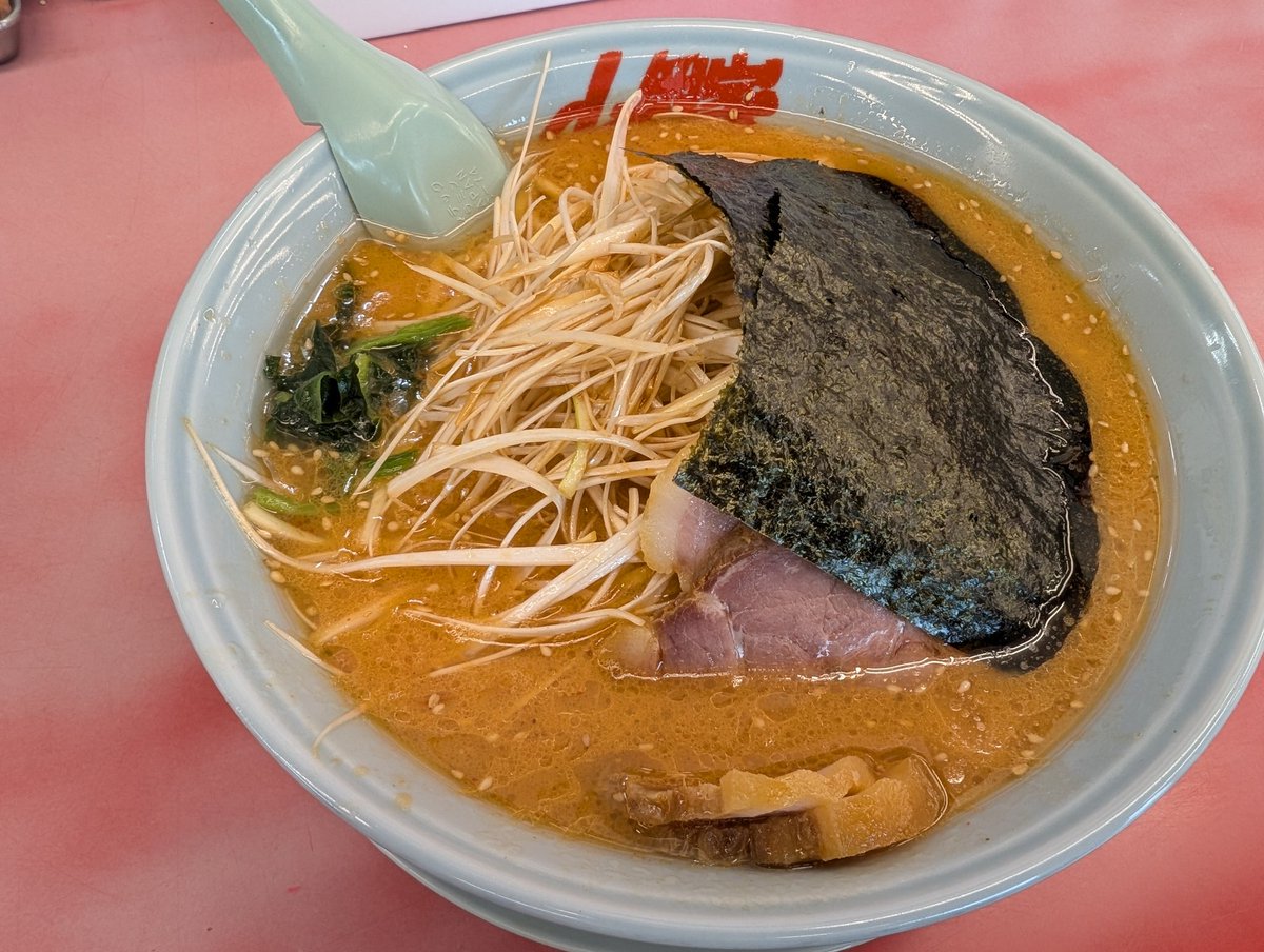 Televiken3rdGen's tweet image. #山岡家
6/15㈰夕方
特製みそネギチャ@大盛
★餃子ライス
安定の美味さ山岡家の特製みそ😋美味い!!😋