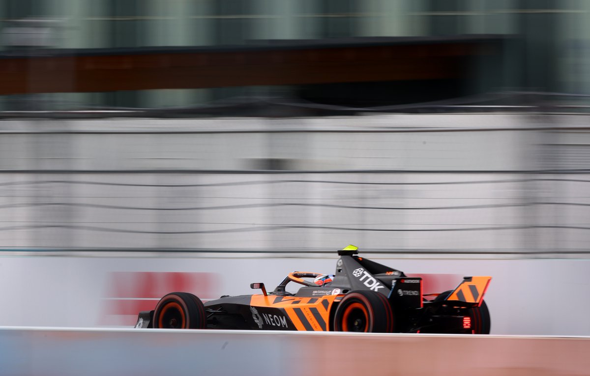 Well done to Taylor Barnard, who gained six positions to finish fourth in yesterday's <a href="/FIAFormulaE/">Formula E</a> contest in Berlin. He'll be back out for qualifying and another race this afternoon!

📸: Joe Portlock/LAT Images