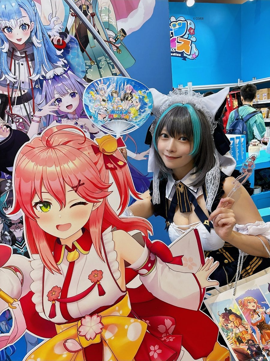 『BiliBiliWorld 2025』
にもみこちいたにぇ🌸

中国限定の”打卡棒”...！！
かわちい〜(՞ ᵒ̴̶̷̤-ᵒ̴̶̷̤՞)

#BW2025 #holonatsuParadise https://t.co/e7BYKnx2wk