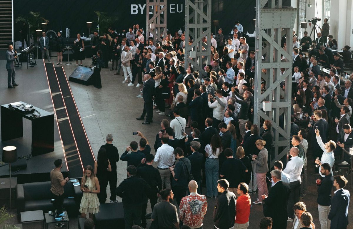 Meyade Curfs (@meyadecurfs) on Twitter photo Hosted the grand opening of <a href="/Bybit_Official/">Bybit</a> European Headquarters in Vienna, Austria! 🎉
Proud to have shared the stage with <a href="/benbybit/">Ben Zhou</a> and our dedicated EU team, whose relentless efforts made this possible. A huge thank you to our community, stakeholders, and business partners Hosted the grand opening of <a href="/Bybit_Official/">Bybit</a> European Headquarters in Vienna, Austria! 🎉
Proud to have shared the stage with <a href="/benbybit/">Ben Zhou</a> and our dedicated EU team, whose relentless efforts made this possible. A huge thank you to our community, stakeholders, and business partners