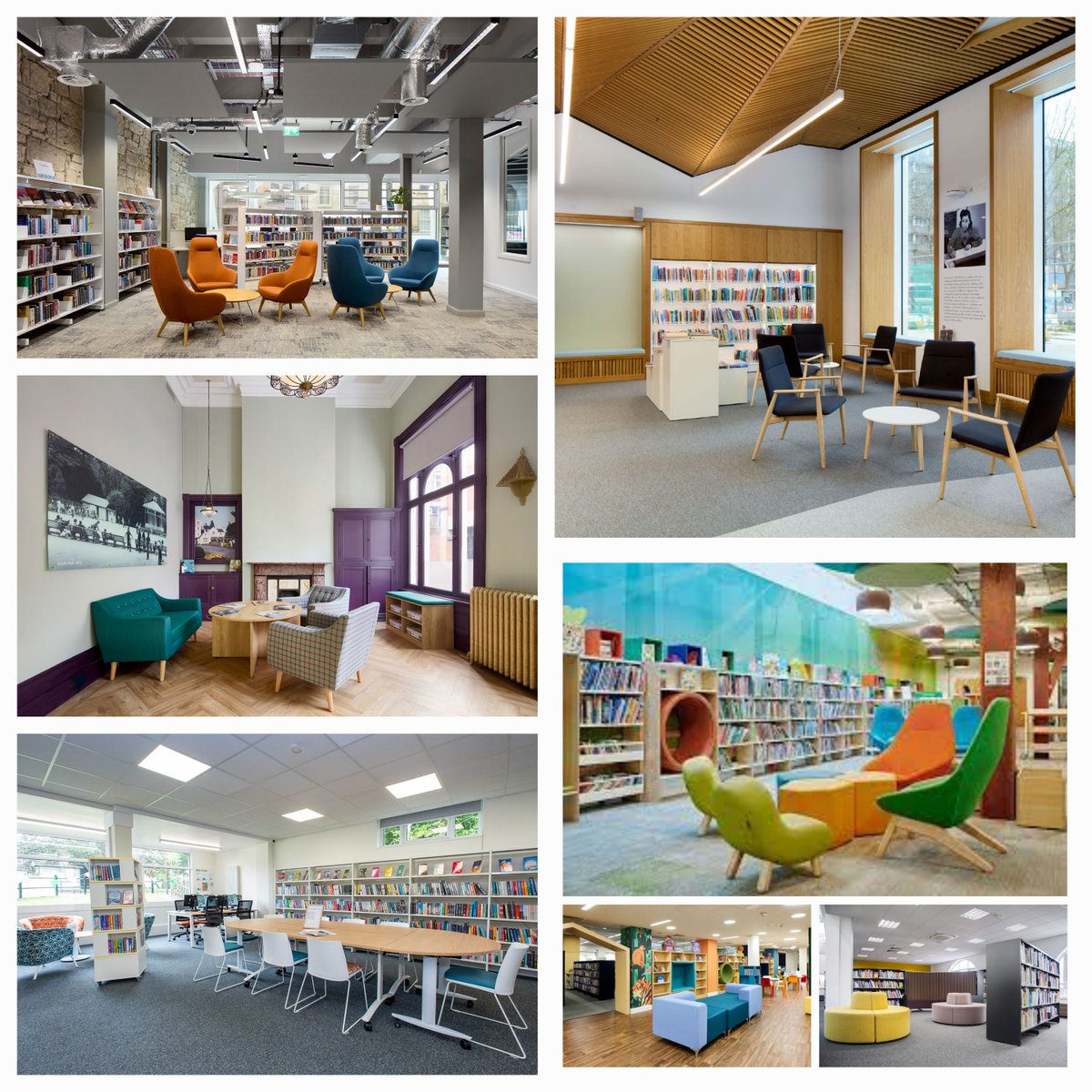designconceptuk's tweet image. MAKE YOUR LIBRARY THE BEST "WORKING FROM HOME" PLACE EVER. We create beautiful, workspaces, with free wi-fi and power, printing, information, business, and learning resources.. and a great pile of fabulous books to take home at the end of the day! #WFL #libraries #librarydesign