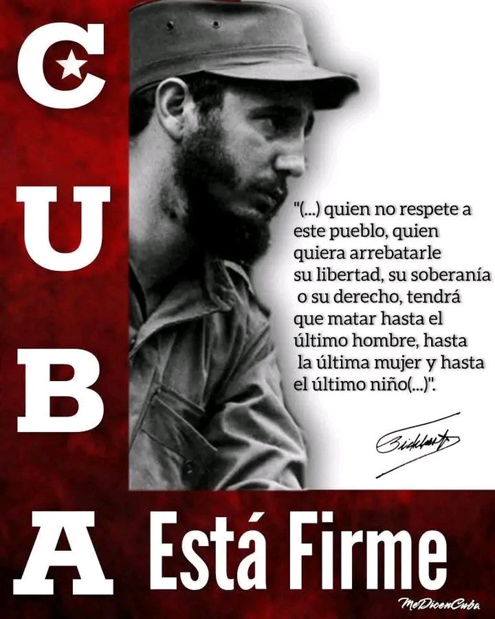 #CubaEstáFirme