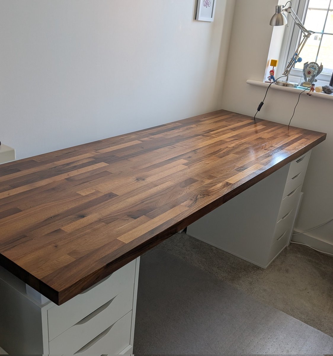 Wood sanded and oiled. Now gotta put everything back together.
