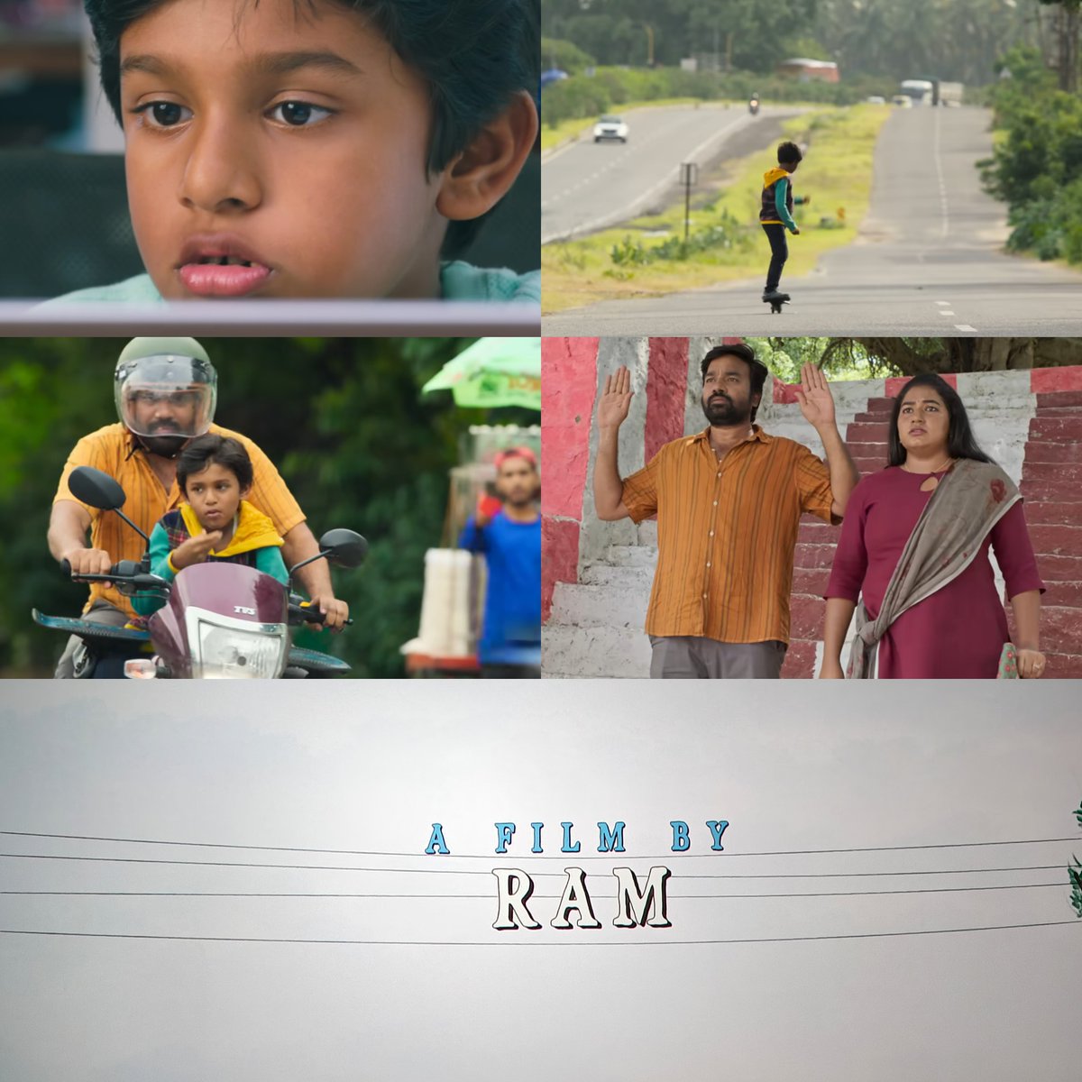 When Ram makes Cinema, you will love it, no second thoughts.

'Paranthu Po' celebrates childhood with great understanding. It almost places us in the shoes of an 8 year old and engages us with hilarious humour and delicate emotions.

Very Simple yet very Special.💚