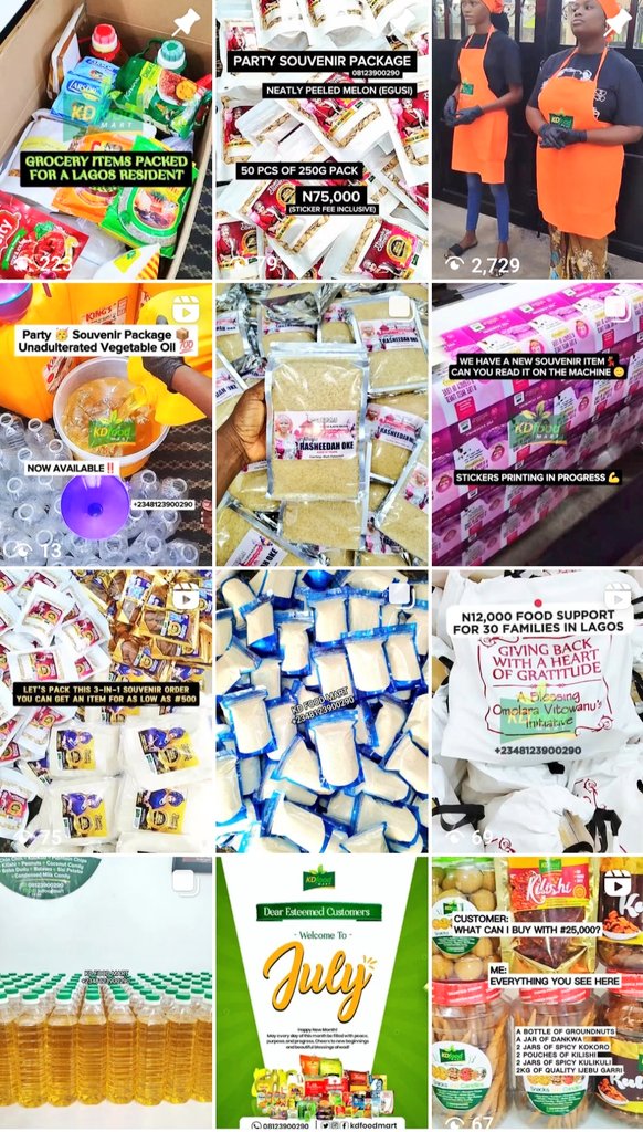 kdfoodmart's tweet image. Happy new day to you, thank you so much for this opportunity and God bless you 🙏
I am Mariam, I own and manage KD Food Mart. I sell healthy and well packaged food items and snacks to retailers, wholesalers (home and abroad) and also transform these products into elegant and…