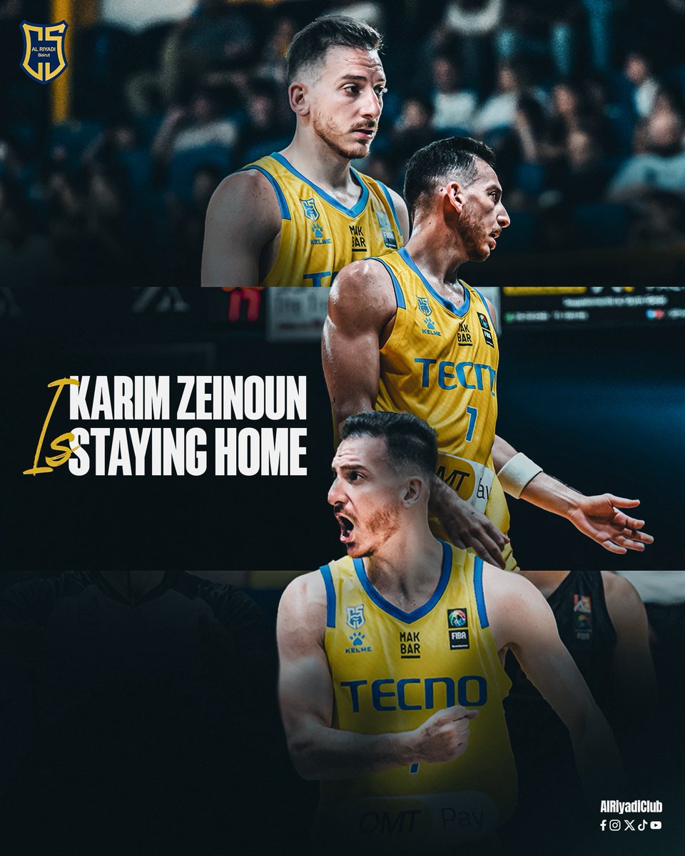 Karim Zeinoun is officially staying home ✨

#AlRiyadiClub