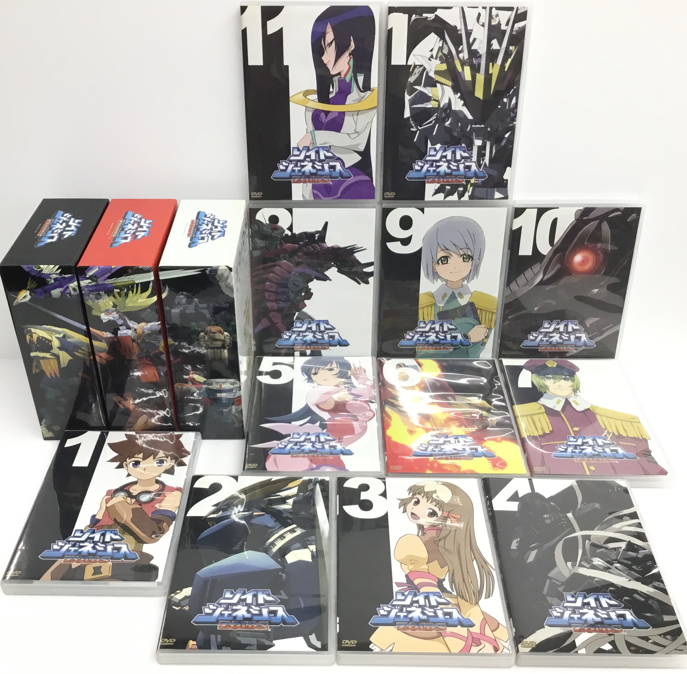 新品ケース　交換済み　ゾイドジェネシス 全12巻セット 新品ケース 交換済み ゾイドジェネシス 全12巻セット