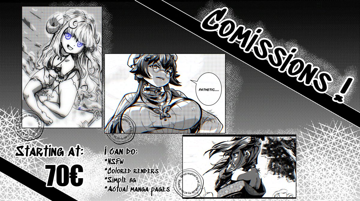 ChoySaDraws's tweet image. Just opened personalized requests in my manga style, for those who are interested in getting their OC's or fanarts made by me, more info below this post 👇
