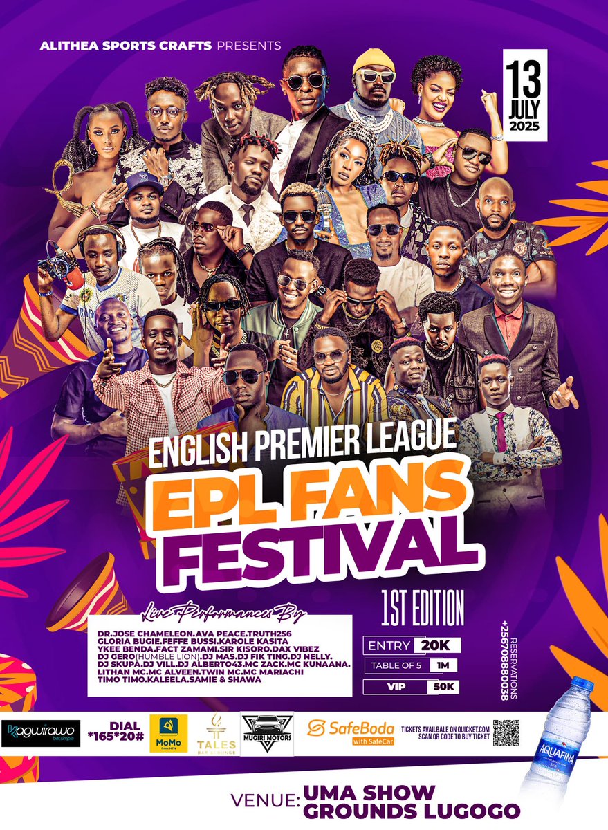 The day is finally here, get your EPL team’s jersey ready, let’s start moving to UMA for #EPLFansFestival