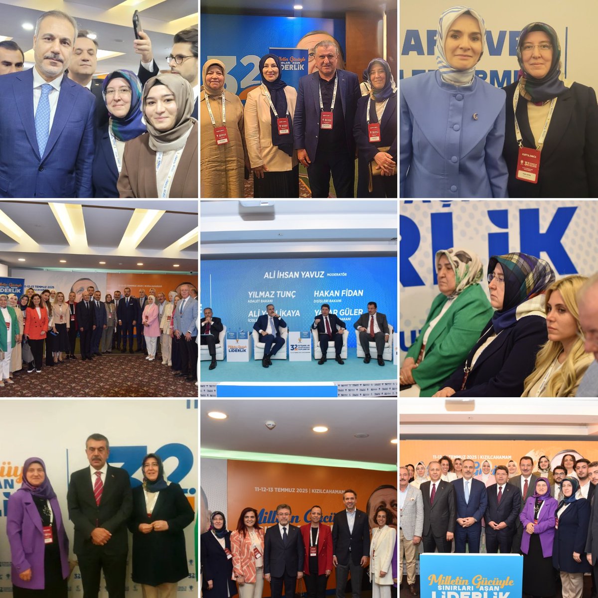 32. İstişare ve Değerlendirme Kampımızın ikinci gününde; kıymetli bakanlarımızın teşrifleriyle gerçekleştirilen Ekonomi  Güvenlik, Toplum  ve Kalkınma Oturumlarına iştirak ettik.Her oturumda ortak aklı, her tartışmada kardeşliği, her kararda millet iradesini esas aldık.

İnançla