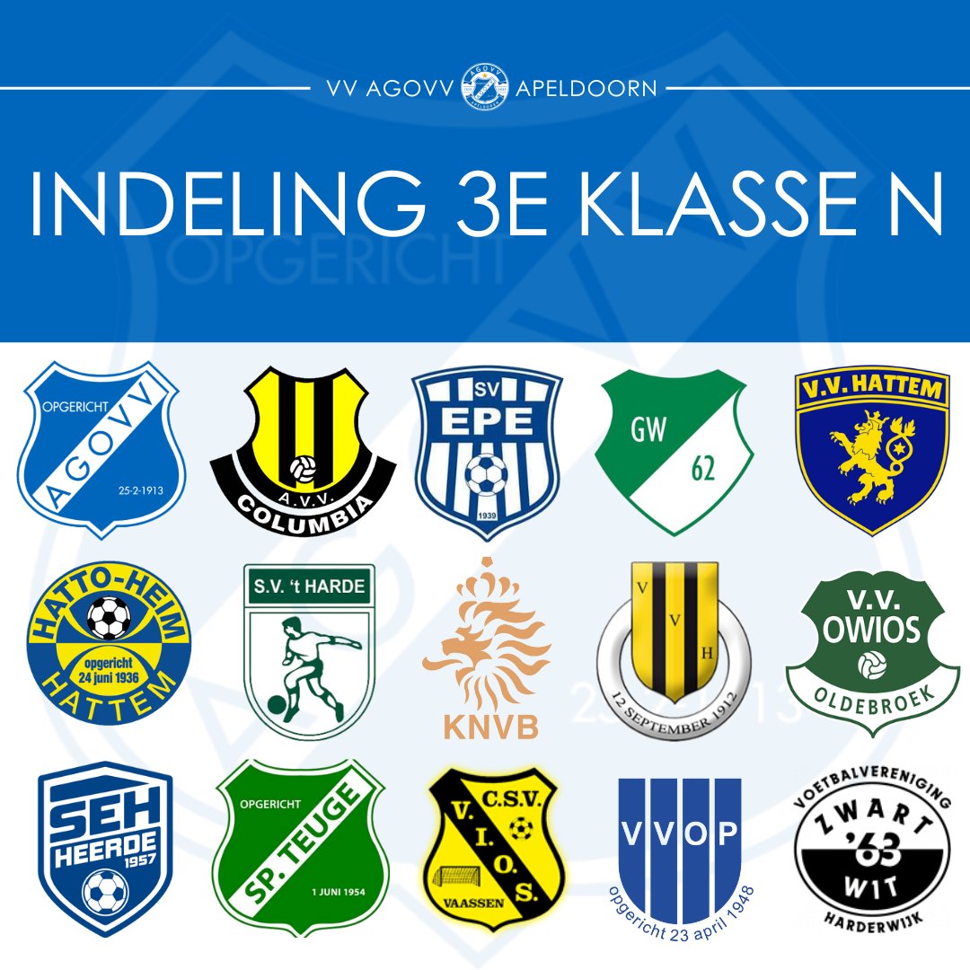 AGOVV speelt opnieuw in sterke en mooie Veluwse competitie  

AGOVV’s vlaggenschip is ook komend seizoen actief in wat we wel de ‘Veluwse Bundesliga’ kunnen noemen: een schitterende competitie met zowel enkele Apeldoornse derby’s als meerdere duels...
⬇️
agovv.nl/1/1889/agovv-s…