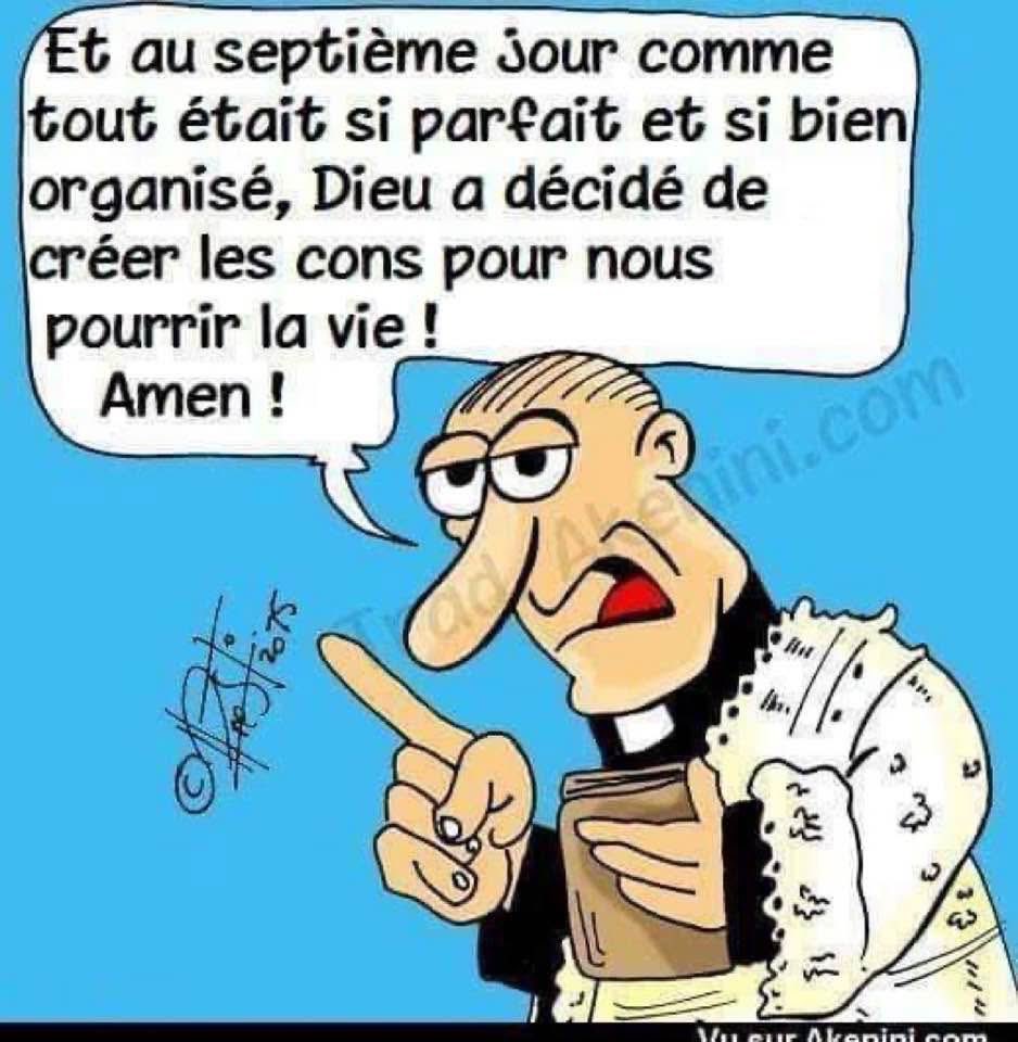 Et Notre Seigneur a un peu forcé sur la "dose"...
Doux #Dimanche à tous...