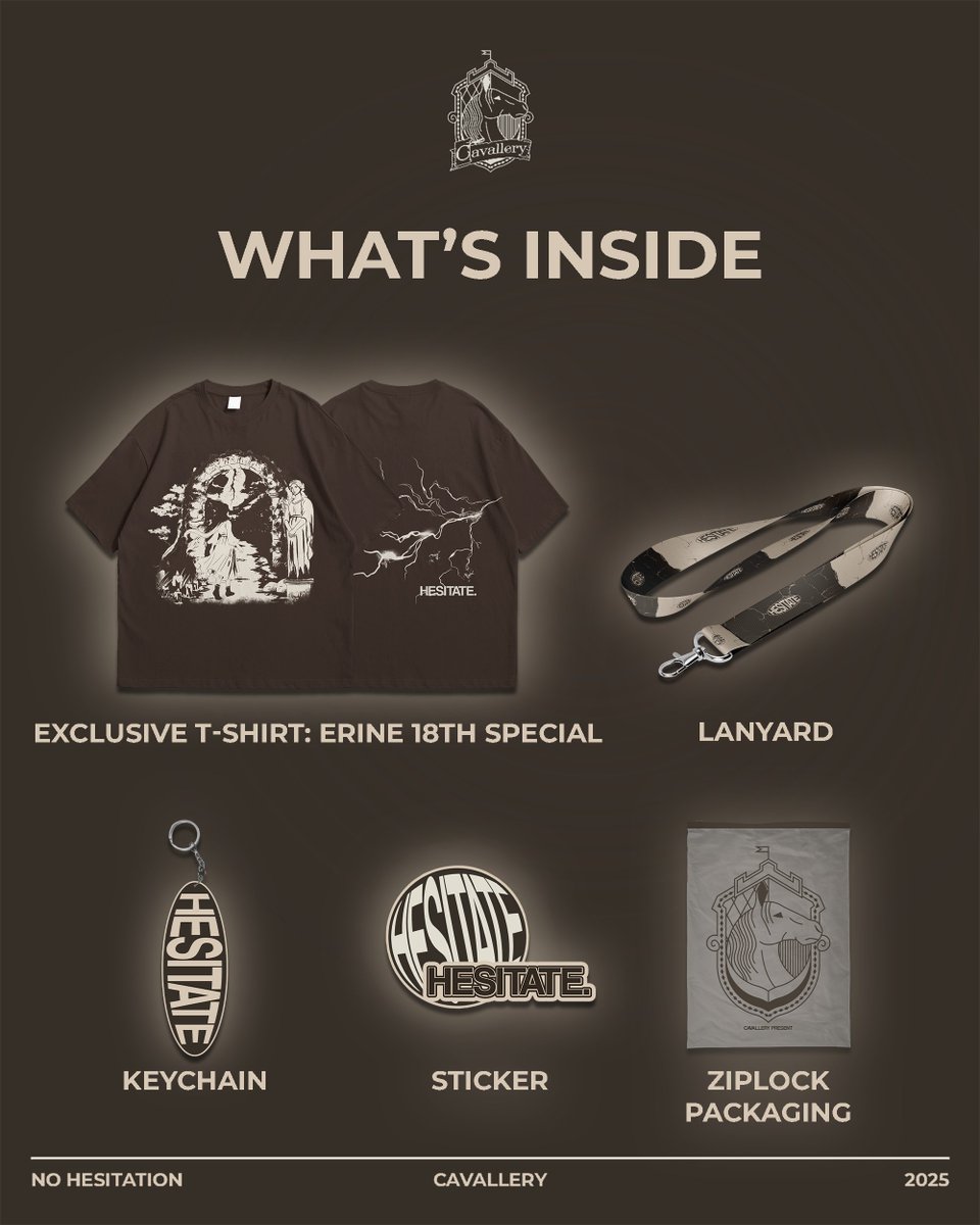 CavalleryID's tweet image. 218K IDR.
Limited Pre-Order.
Stay notified.

[ #NOHESITATION #JKT48Erine #JKT48 #CavalleryID ]