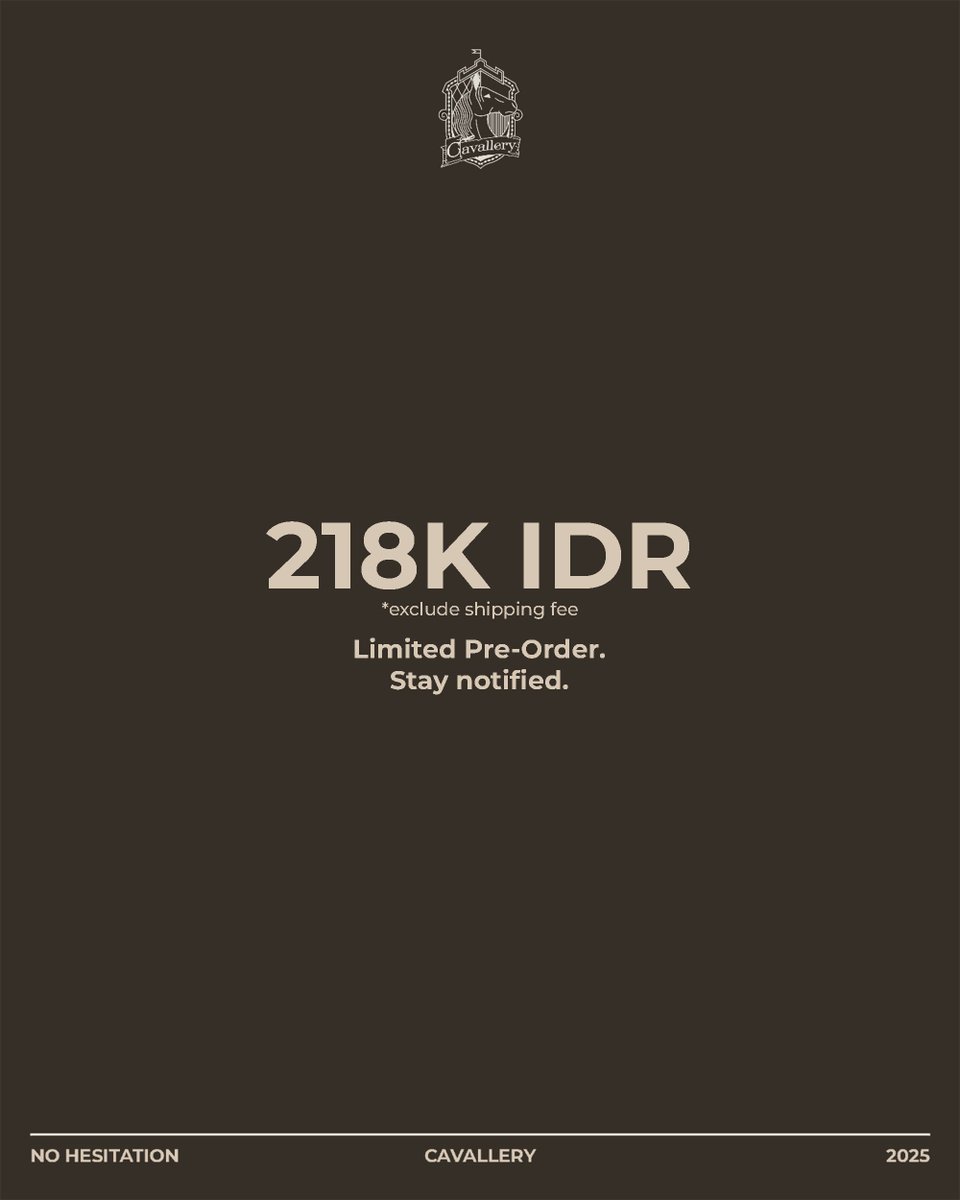 CavalleryID's tweet image. 218K IDR.
Limited Pre-Order.
Stay notified.

[ #NOHESITATION #JKT48Erine #JKT48 #CavalleryID ]