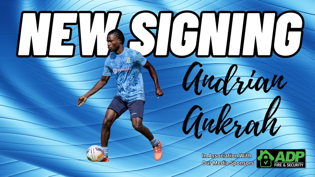 StNeotsTownFC's tweet photo. Please join us this morning as we welcome Andrian Ankrah to the Club. Andrian has played the last two games in the middle of the park for us and has excelled. Last Season, he was with @DaventryTownFC 

Welcome aboard Andrian
👏👏👏

Andrian is availalable for sponsorship, costing £85+vat 
Contact Mark Gearing on 07748 986932 or email mgearing@me.com
For further details

#wearesaints💙 
#Inittogether