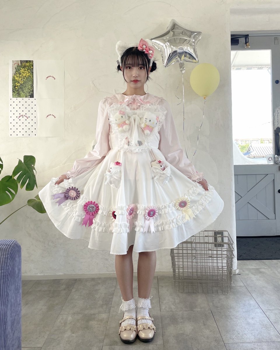 まゆろんプロデュースの推し活ロリィタをキティまみれにしてみたよ🎀