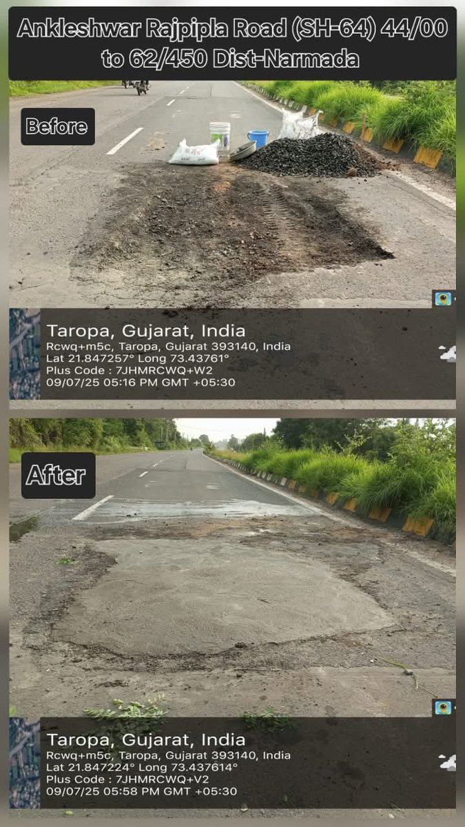 Roads & Buildings Department, Govt. of Gujarat tweet media