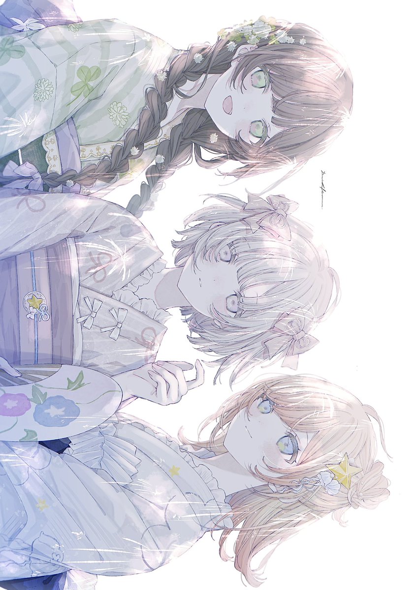 #ハコリリ夏祭り にて、フラワースタンドのイラストを描かせていただきました️️꙳⟡