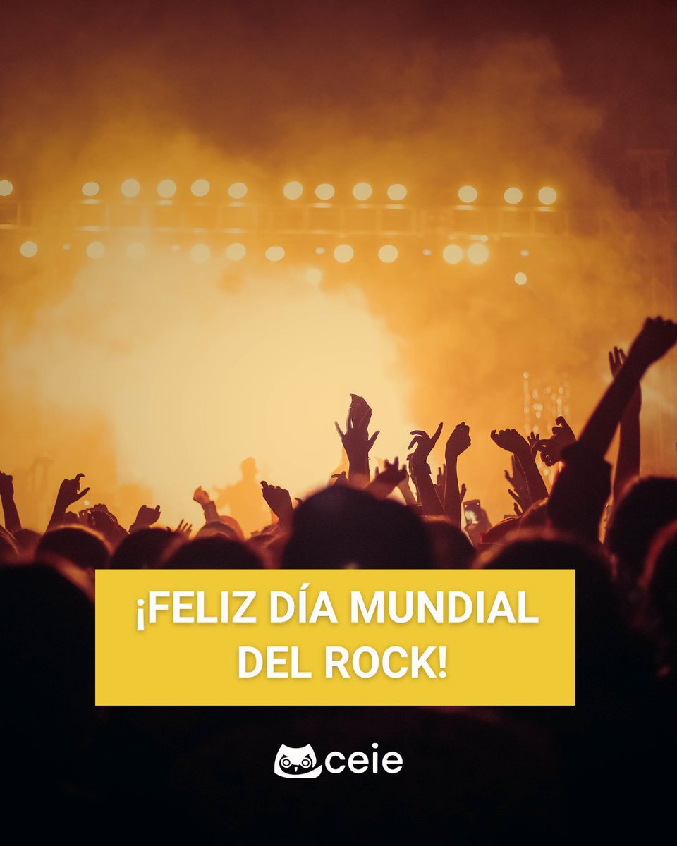 ceie_es's tweet photo. ¡Feliz día mundial🌎 del rock!🤟🏻🎸
El Día Mundial del Rock🤟🏻 se celebra en homenaje al histórico e involvidable concierto Live Aid🎤🔥 realizado el 13 de julio de 1985🎸, donde participaron artistas como Led Zepellin, Queen, ¡y más!👏🏻
#CEIE #diamundialdelrock #queen #liveaid https://t.co/q6rAo0iB3M