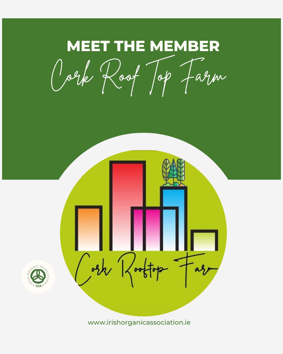 Meet the Member 👉🏼 Cork Rooftop Farm
⁠
Urban farming in Action in Cork 
corkrooftopfarm.com⁠
⁠
#demandorganic #organic4everyone⁠