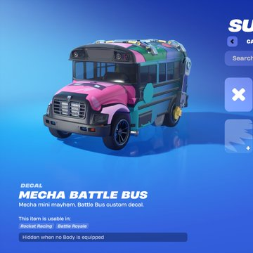 Valt020's tweet photo. @FortniteStatus It's July 13th, almost a month since the SUV battle bus was added to the game and I still haven't received it. But I was given the wheels and stickers for the battle bus.
I hope you'll give us these two new stickers as compensation. https://t.co/Odc13an3vd