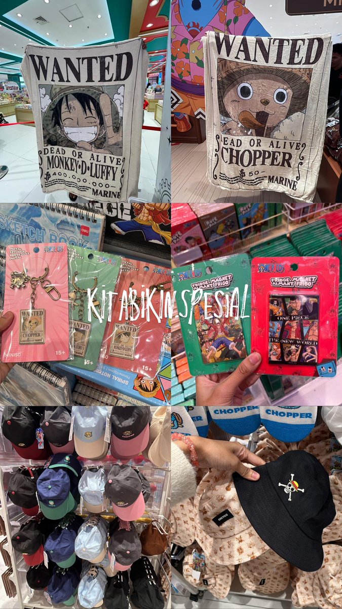 lifiaaml2nd's tweet image. lesgoo yg mau jastip miniso x one piece