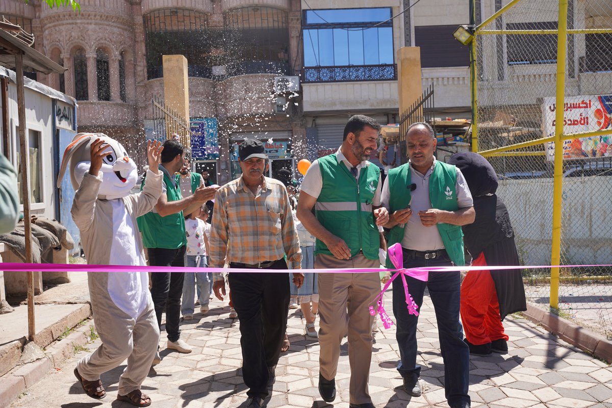 IOMSyria's tweet image. The Ottoman National Park in Azaz
✅ Improved playground equipment, flooring, football field & lighting
✅ Safer & more child-friendly environment
At the community's request, we teamed up with @AtaaRelief & @CBPFs to rehabilitate the park, which had deteriorated over the years.