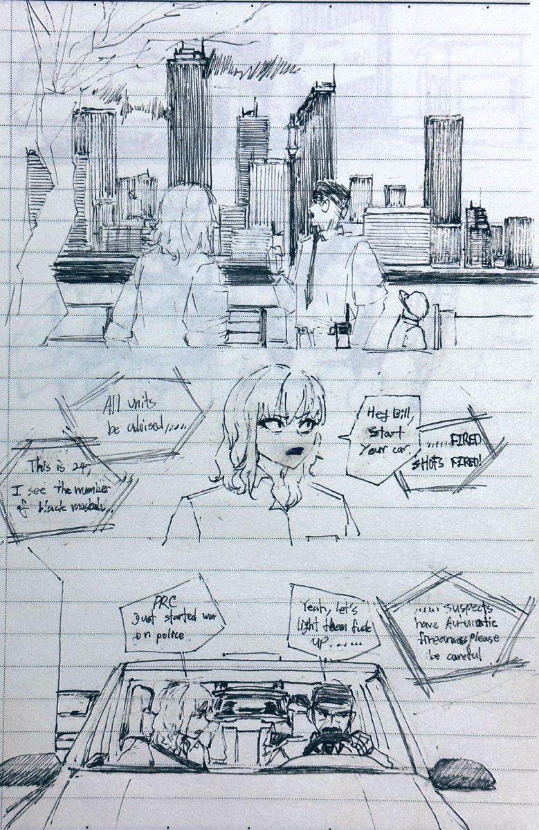 Andou324's tweet image. Under attack