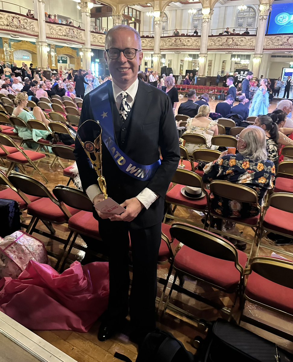 LongFieldMelton's tweet image. Day one at Blackpool Medalist of the Year complete. Best result of the day was a first place for Mr Haggett in Quickstep dancing with Louise his teacher. Medalist means you dance with someone else, normally a professional, but only you are judged. Bit like Strictly! @satrust_