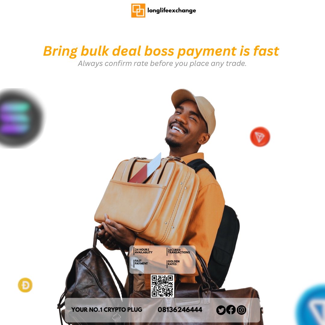 Longlife_sol's tweet image. We offer good rate 
PayPal, Cashapp,Applepay available

instagram.com/longlifeexchan…