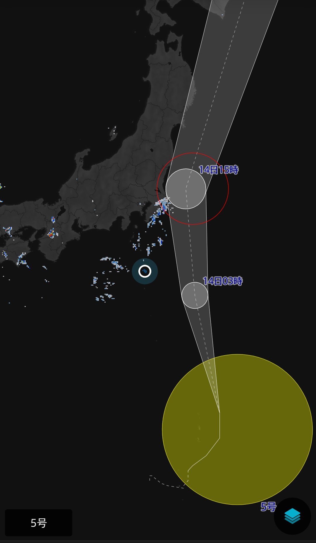 台風第5号 - Search / X