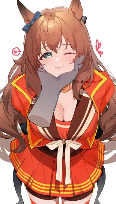#ウマ娘 #umamusume ほっぺムニムニさせてくれ〜～～～!!
