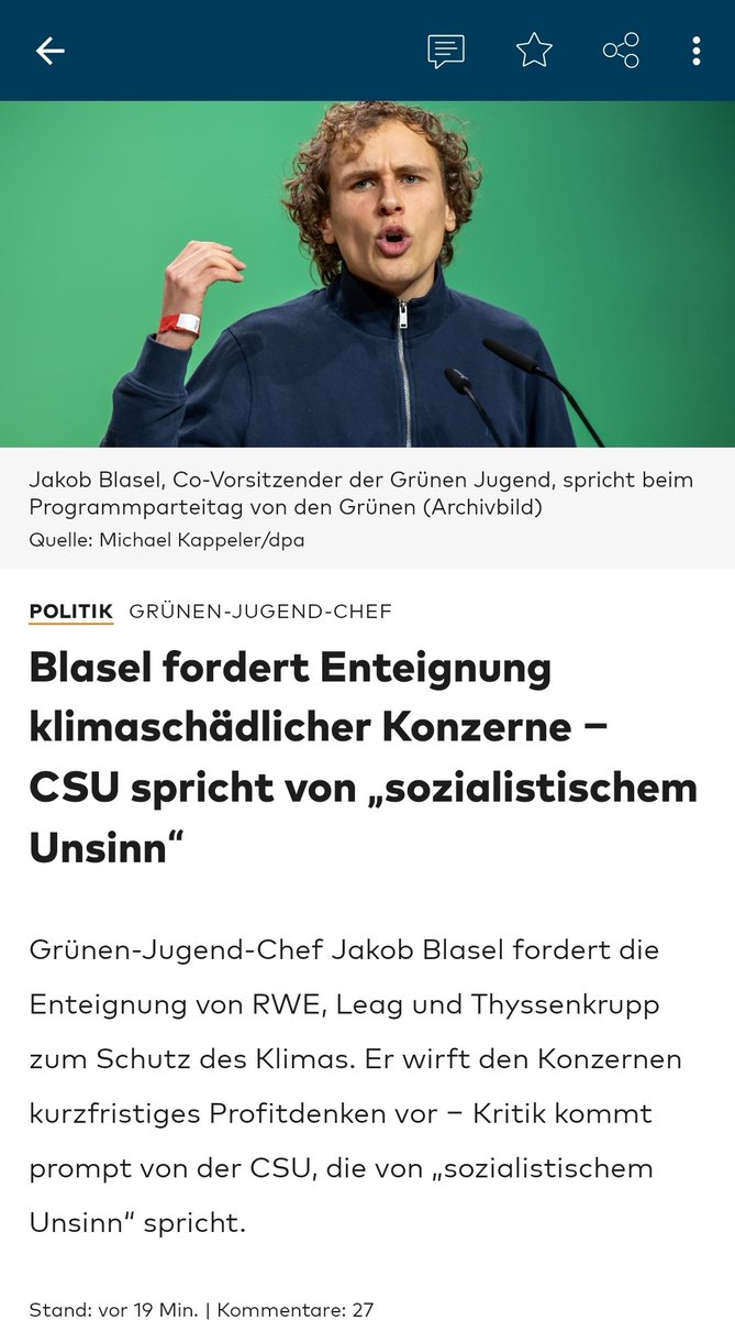 Jeder dritte Grüne ist so blöd, wie die zwei davor.